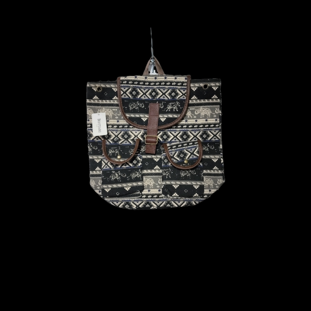 NWT Indian Print with Elephant Backpack